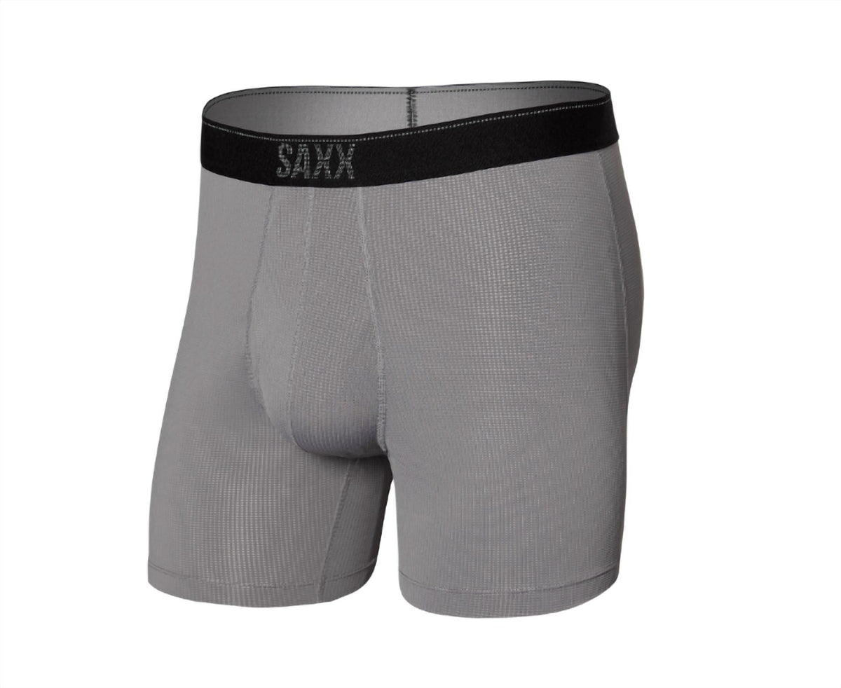 Men's Quest Boxer Brief In Grey