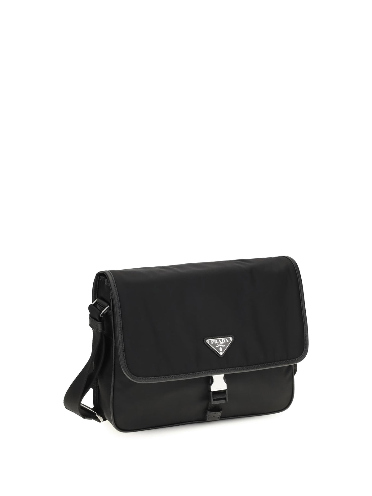 Prada Men Re-Nylon And Saffiano Shoulder Bag