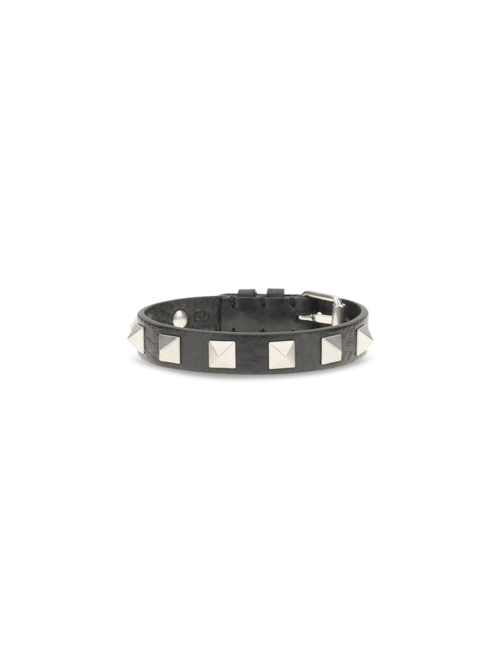 Valentino Garavani Men Rockstud Leather Bracelet