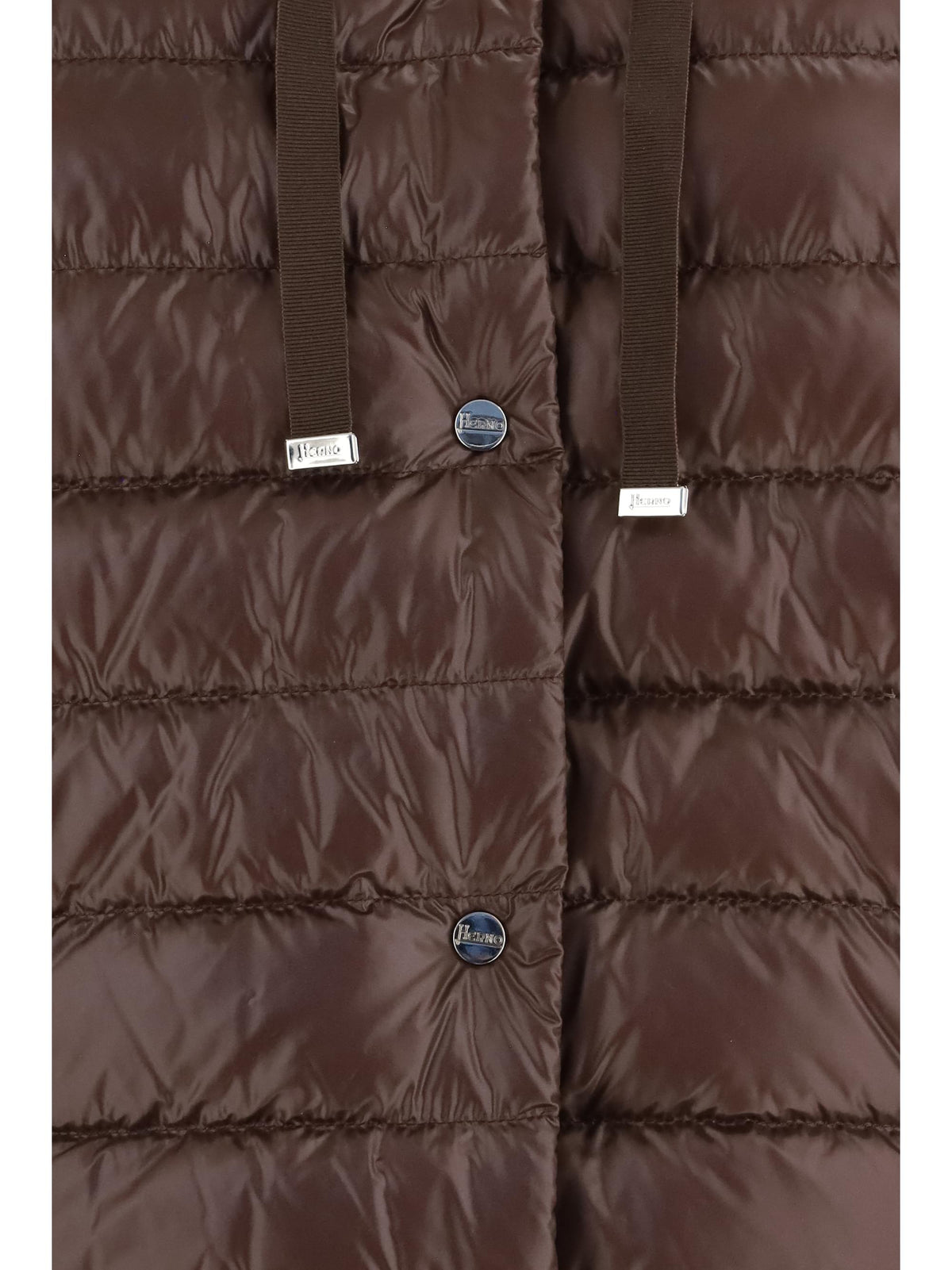 Herno Women Down Jacket With Wool Sleeves