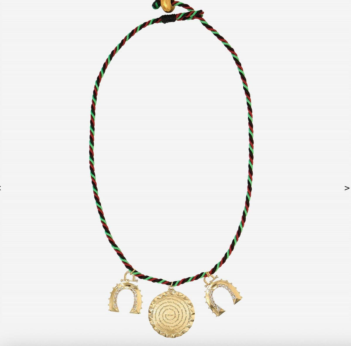 Women's Medal Necklace In Gold