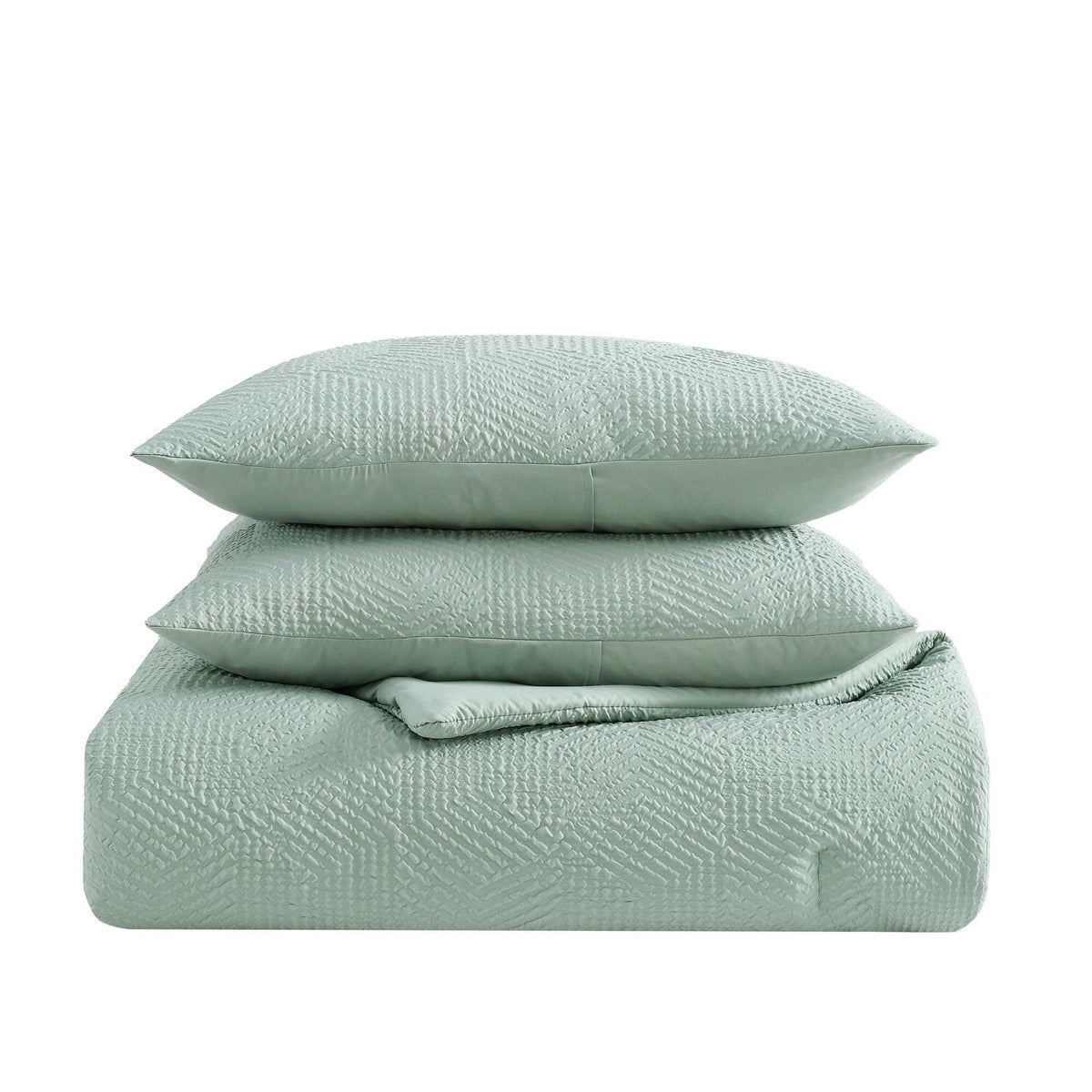 Nautica Broken Lines Green King Comforter Set