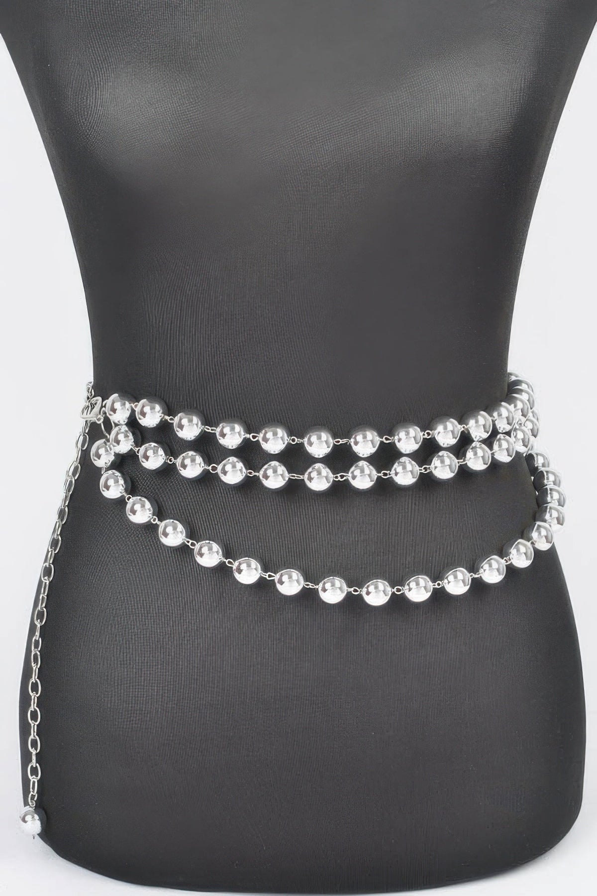 Multi Layered Ccb Ball Chain Belt