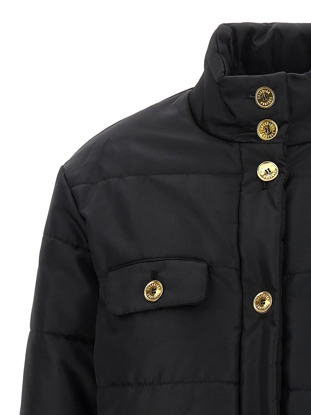 Moschino Women Logo Button Down Jacket