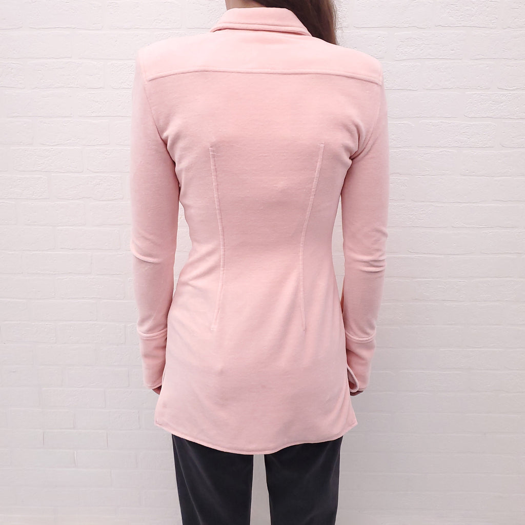 ALEXANDER WANG PINK VELVET BLAZER - SIZE 0