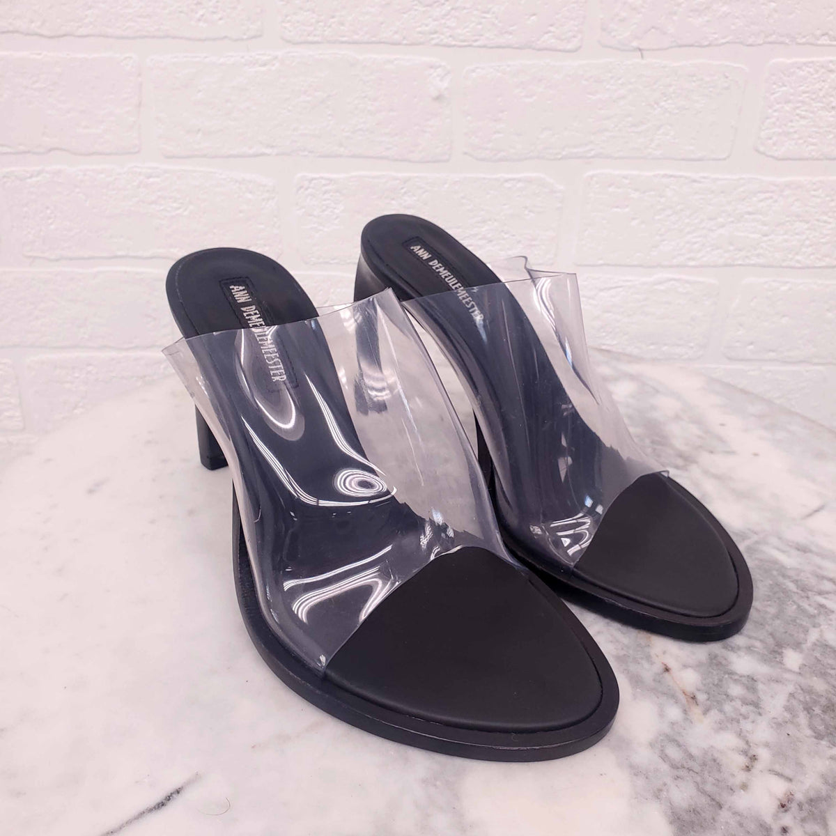 ANN DEMEULEMEESTER PVC HEELS - SIZE 37