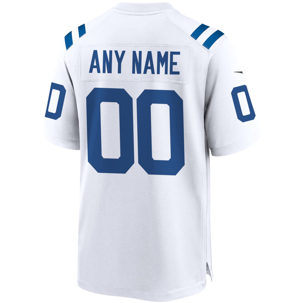 Indianapolis Colts White Custom Game Jersey