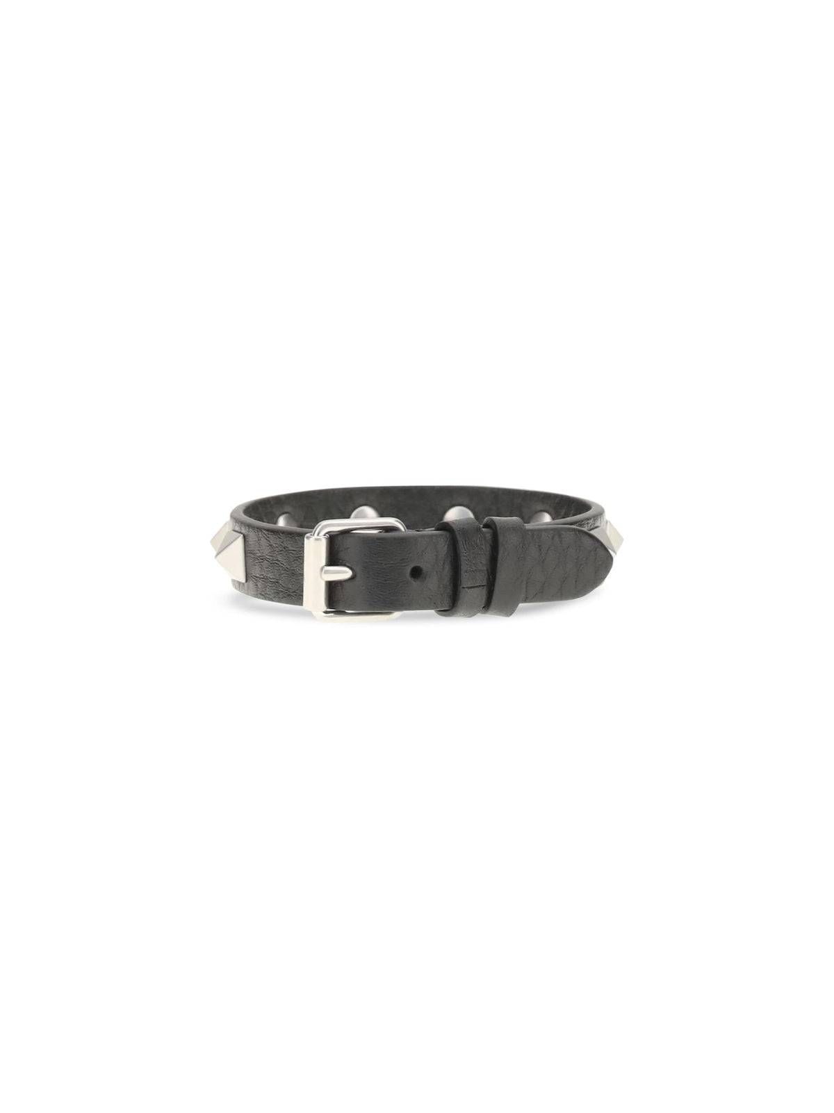 Valentino Garavani Men Rockstud Leather Bracelet