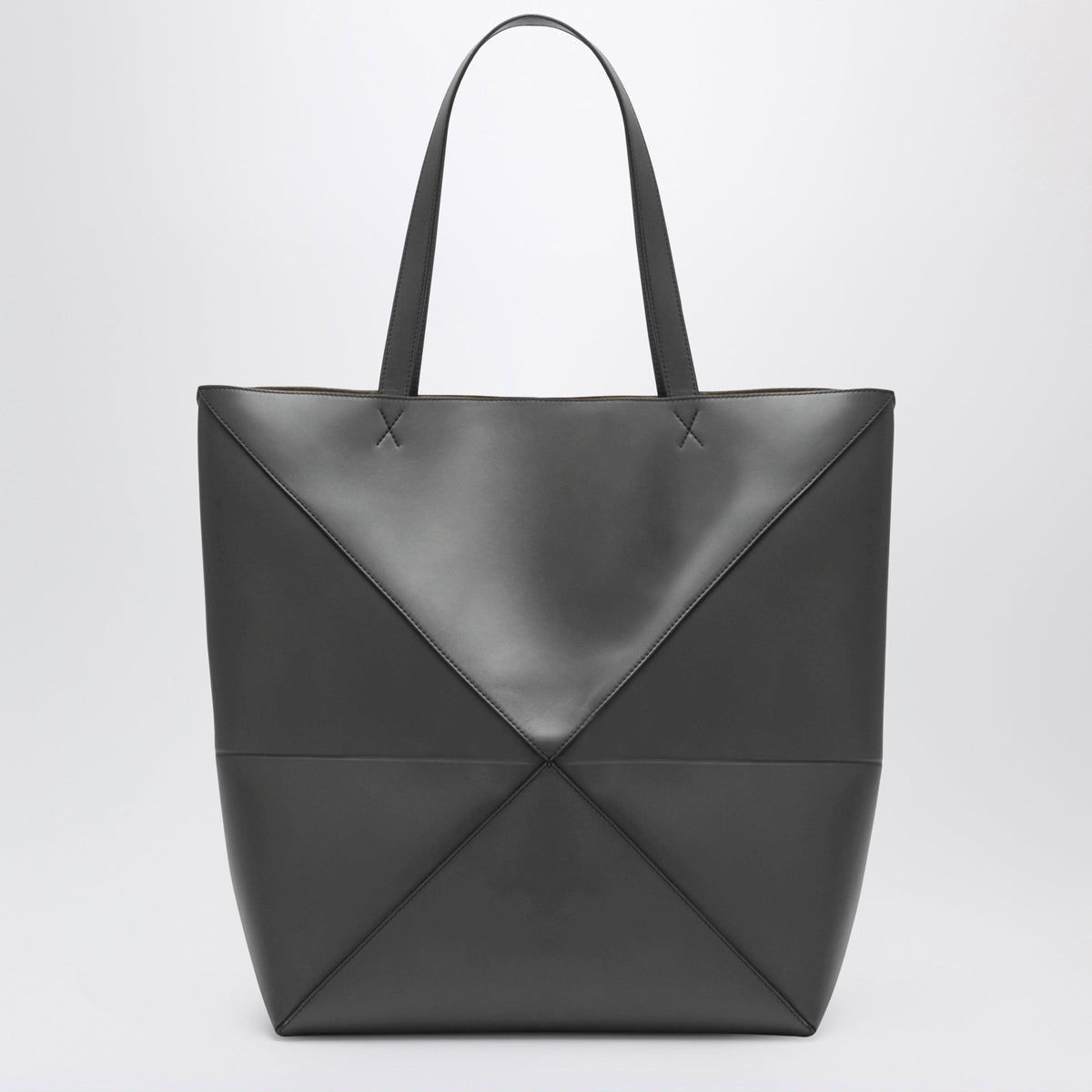 Loewe Dark Grey Puzzle Fold Tote Xl Bag Men