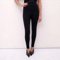 BALENCIAGA BLACK LOGO LEGGINGS - SIZE 36
