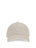 Ganni Women Canvas Cap With Logo
