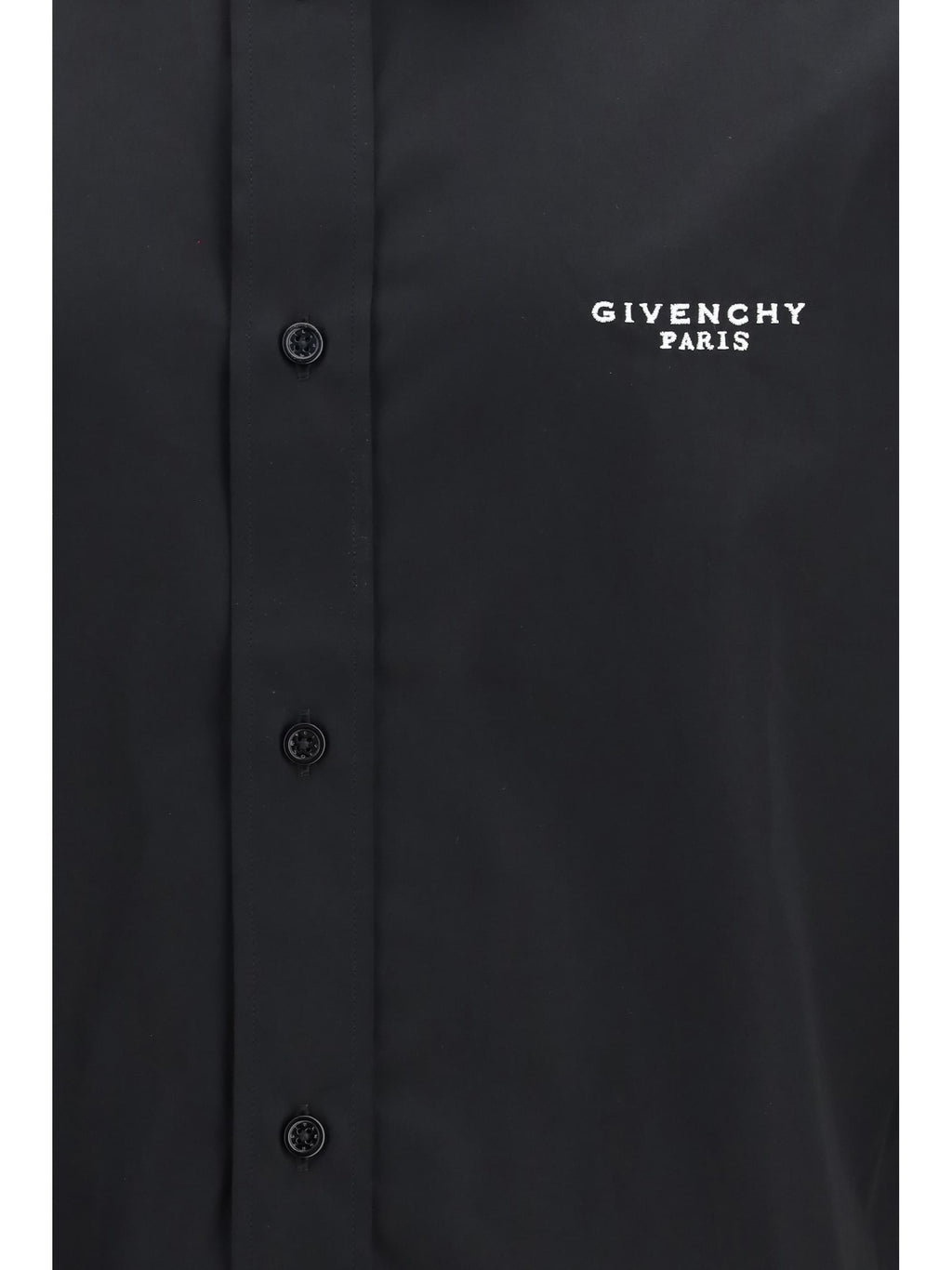 Givenchy Men Embroidered Poplin Shirt