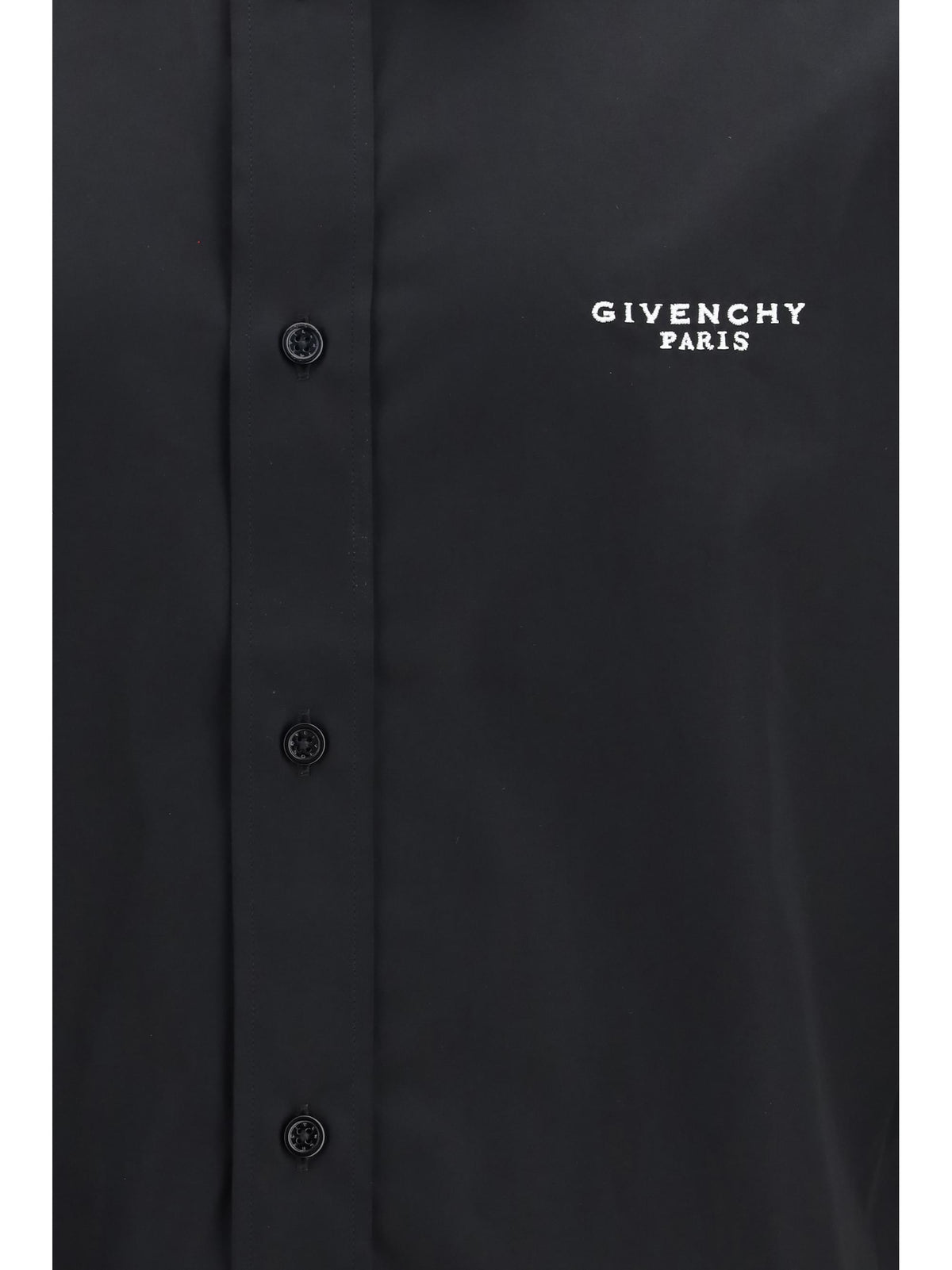Givenchy Men Embroidered Poplin Shirt