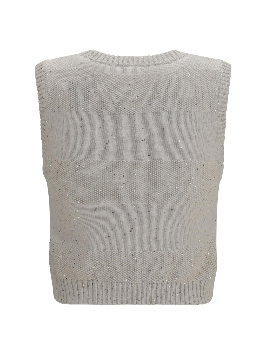 Brunello Cucinelli Women Knit And Sequin Vest
