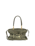 Balmain Women Anthem Bag In Suede Leather