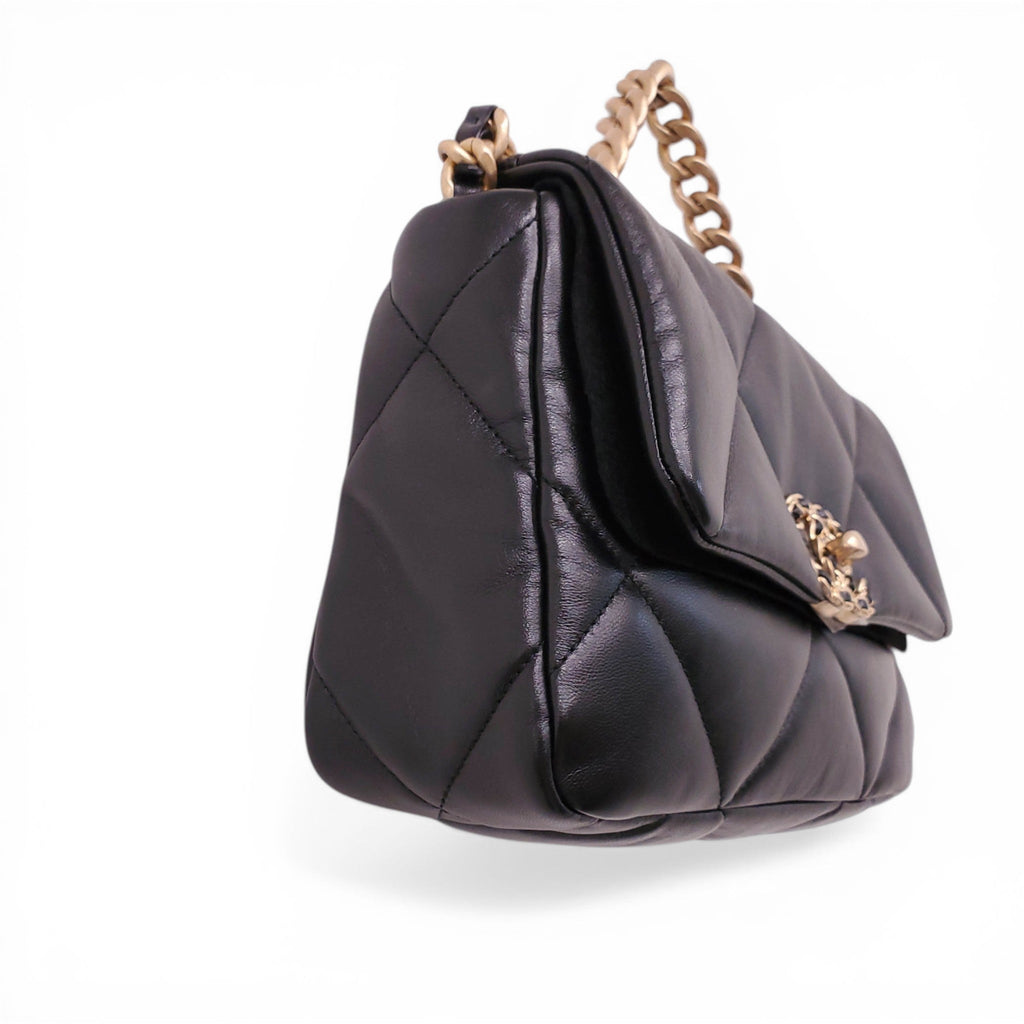 CHANEL 19 BLACK FLAP BAG