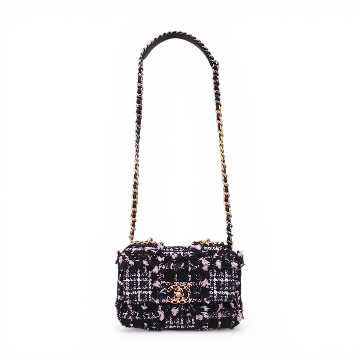 CHANEL 19 TWEED FLAP BAG