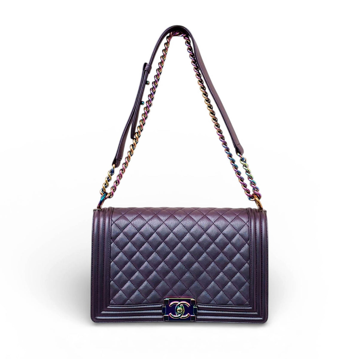 CHANEL IRIDESCENT BOY BAG
