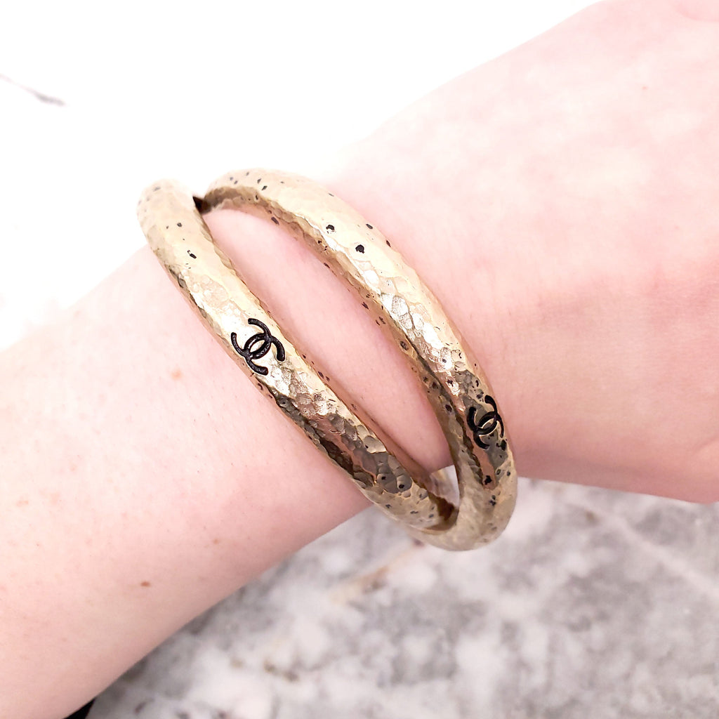 CHANEL MULTI LOGO BANGLE