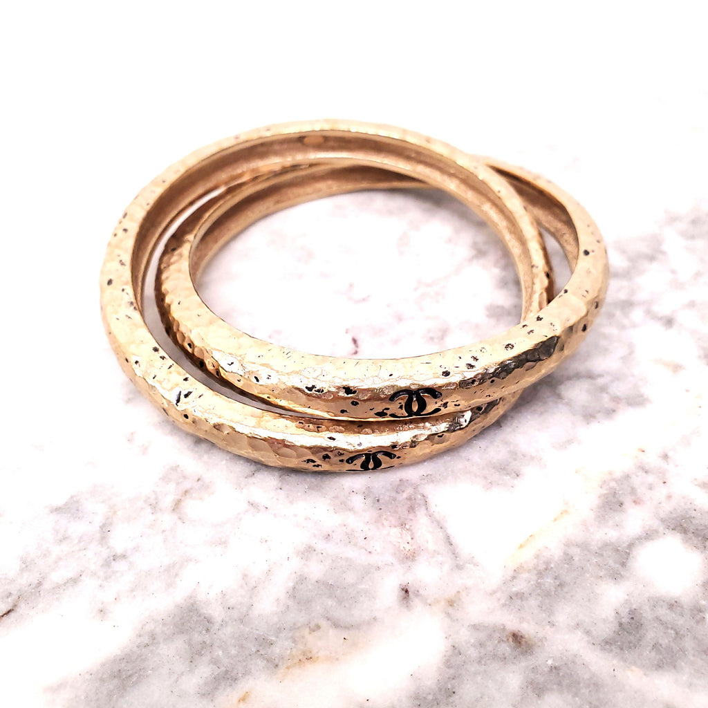 CHANEL MULTI LOGO BANGLE