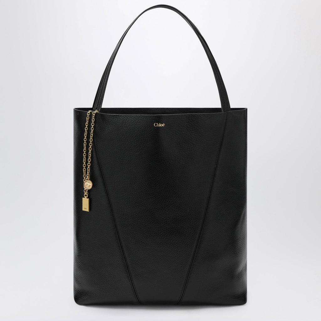 Chloe Large Black Chloe Spin Tote Bag Women