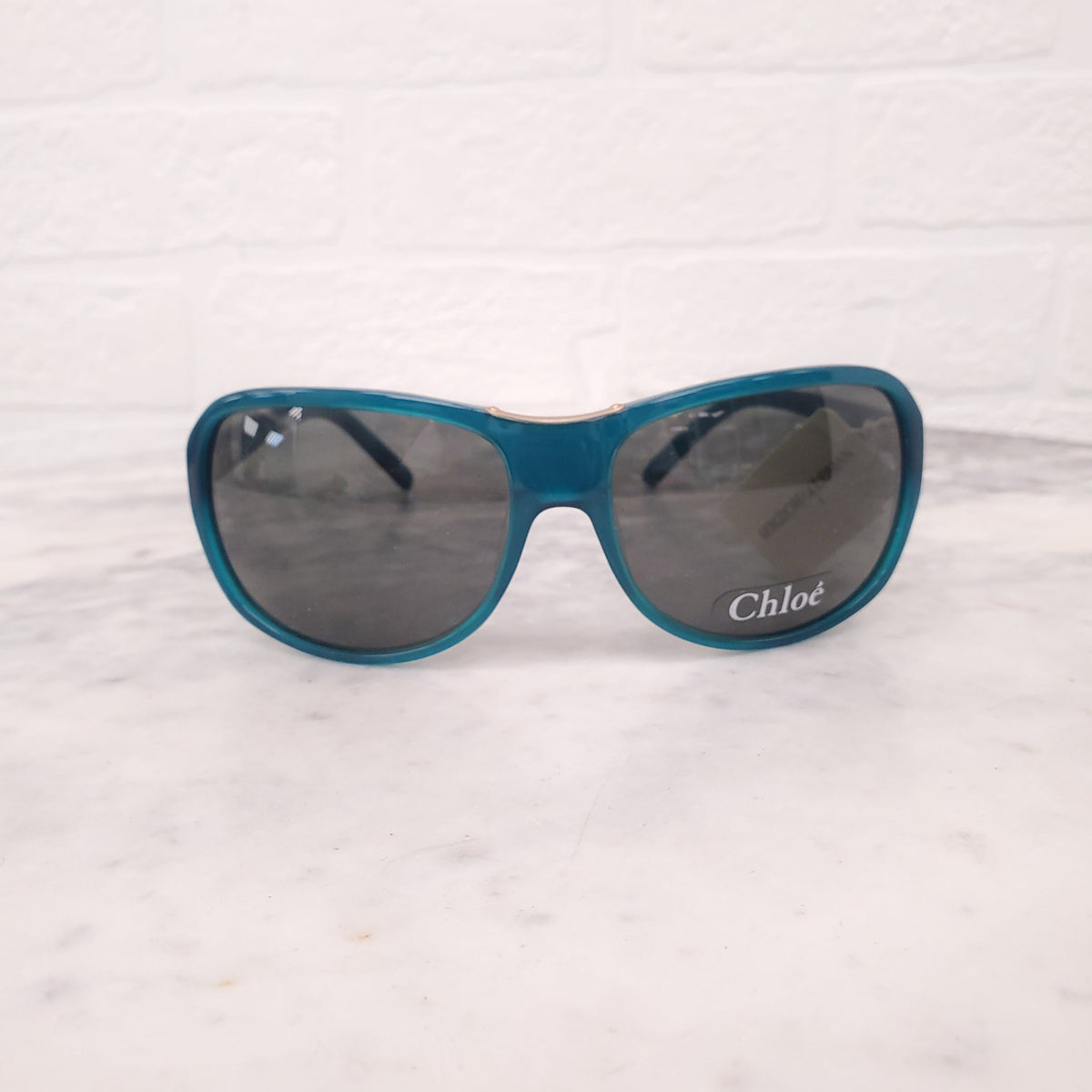 CHLOÉ TURQUOISE AVIATOR SUNGLASSES
