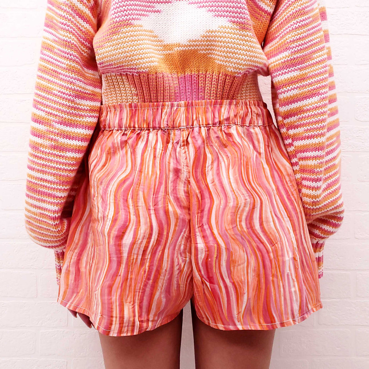 CIAO LUCIA STRIPED SHORT - SIZE XL
