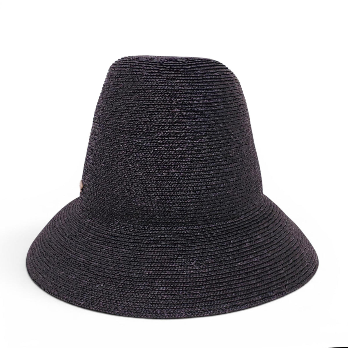 CULT GAIA BLACK RAFFIA HAT
