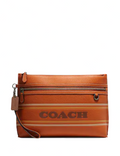 Coach Carry All Pouch With Coach Stripe