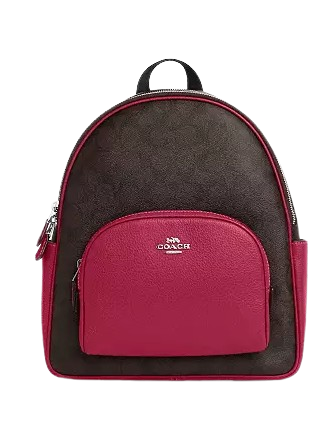 Coach Court Backpack In Signature Canvas