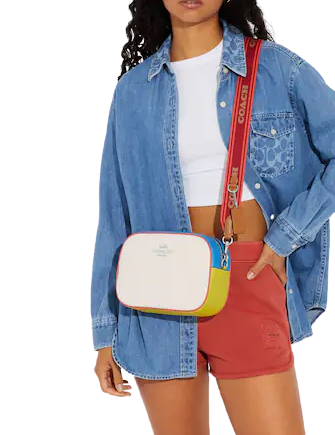 Coach Jamie Camera Bag In Colorblock