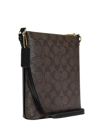 Coach Mini Rowan File Bag In Signature Canvas