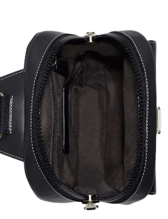 Coach Track Pack With Plaid Print