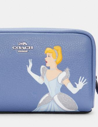 Coach Disney X Coach Small Boxy Cosmetic Case With Cinderella