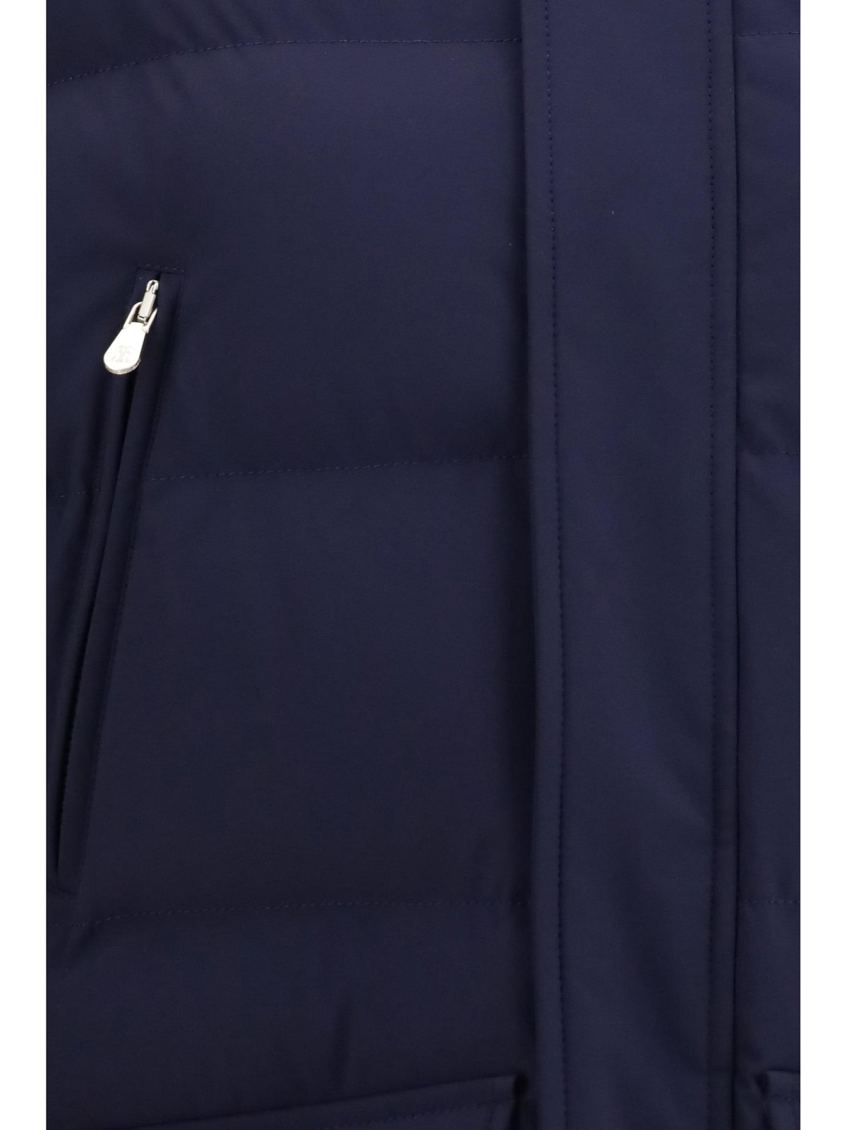 Brunello Cucinelli Men Nylon Hooded Jacket