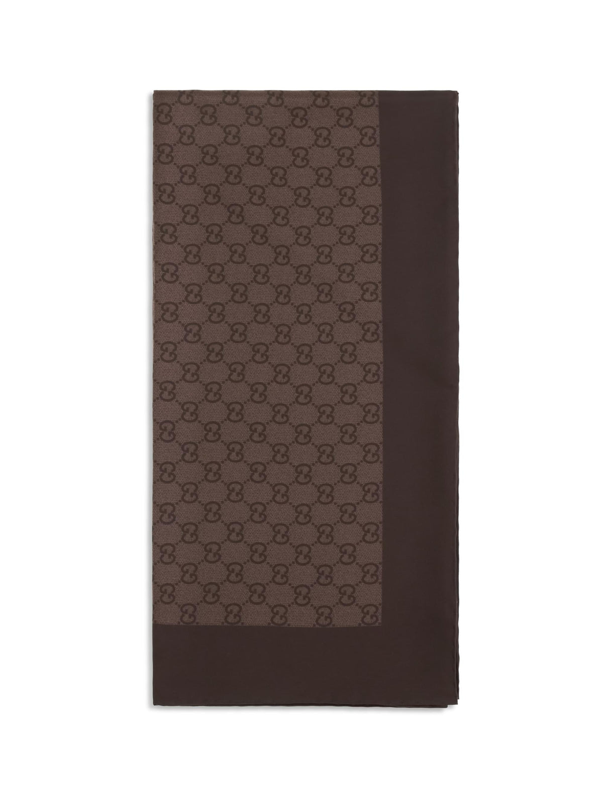 Gucci Women Gg Silk Twill Jacquard Scarf