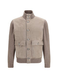 Brunello Cucinelli Men Suede Jacket