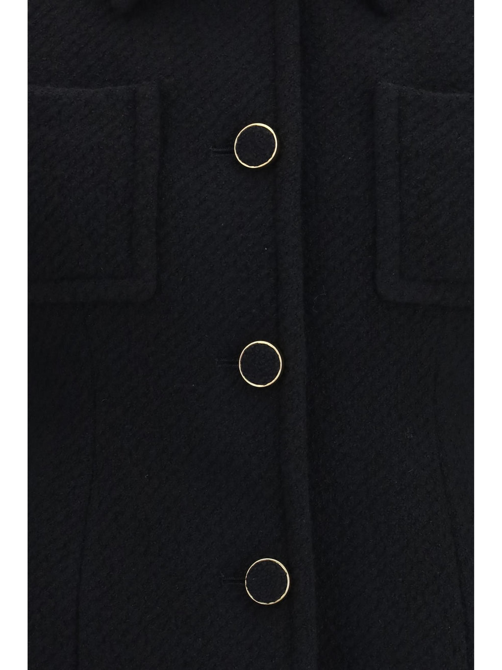 Chloé Women Cropped Single-Breasted Blazer With Fabric Buttons