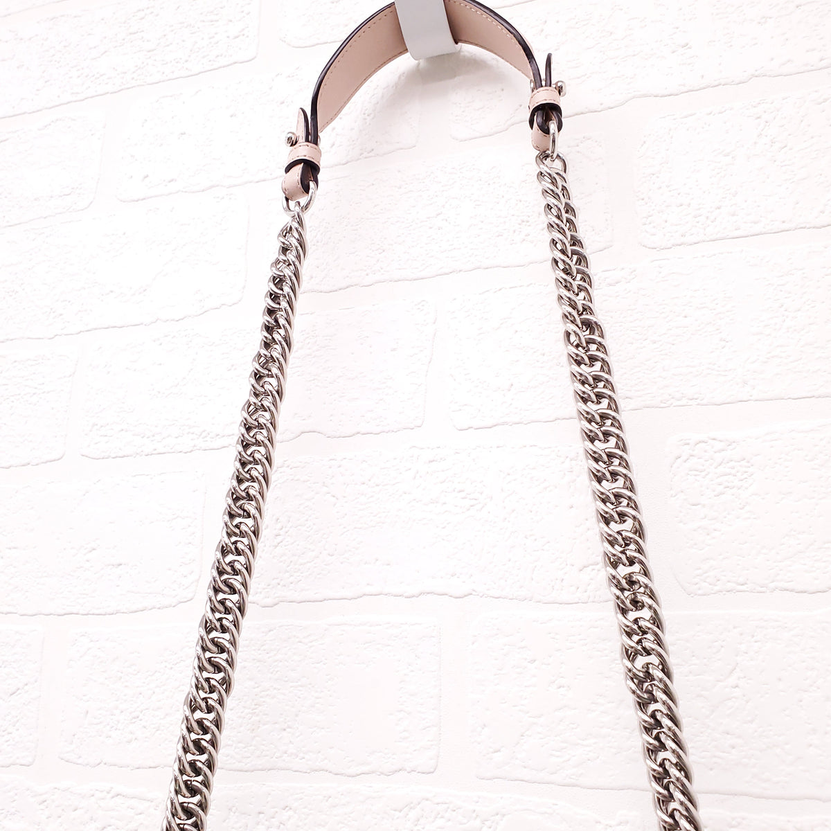 FENDI BABY PINK 'MINI KAN' SHOULDER BAG