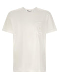 Dolce & Gabbana Men Openwork Logo T-Shirt