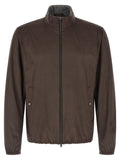 Herno Men Suede Effect Jacket