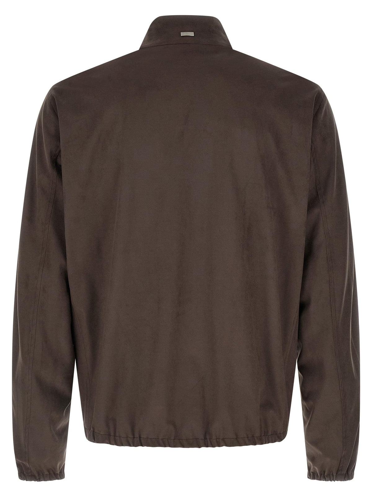 Herno Men Suede Effect Jacket