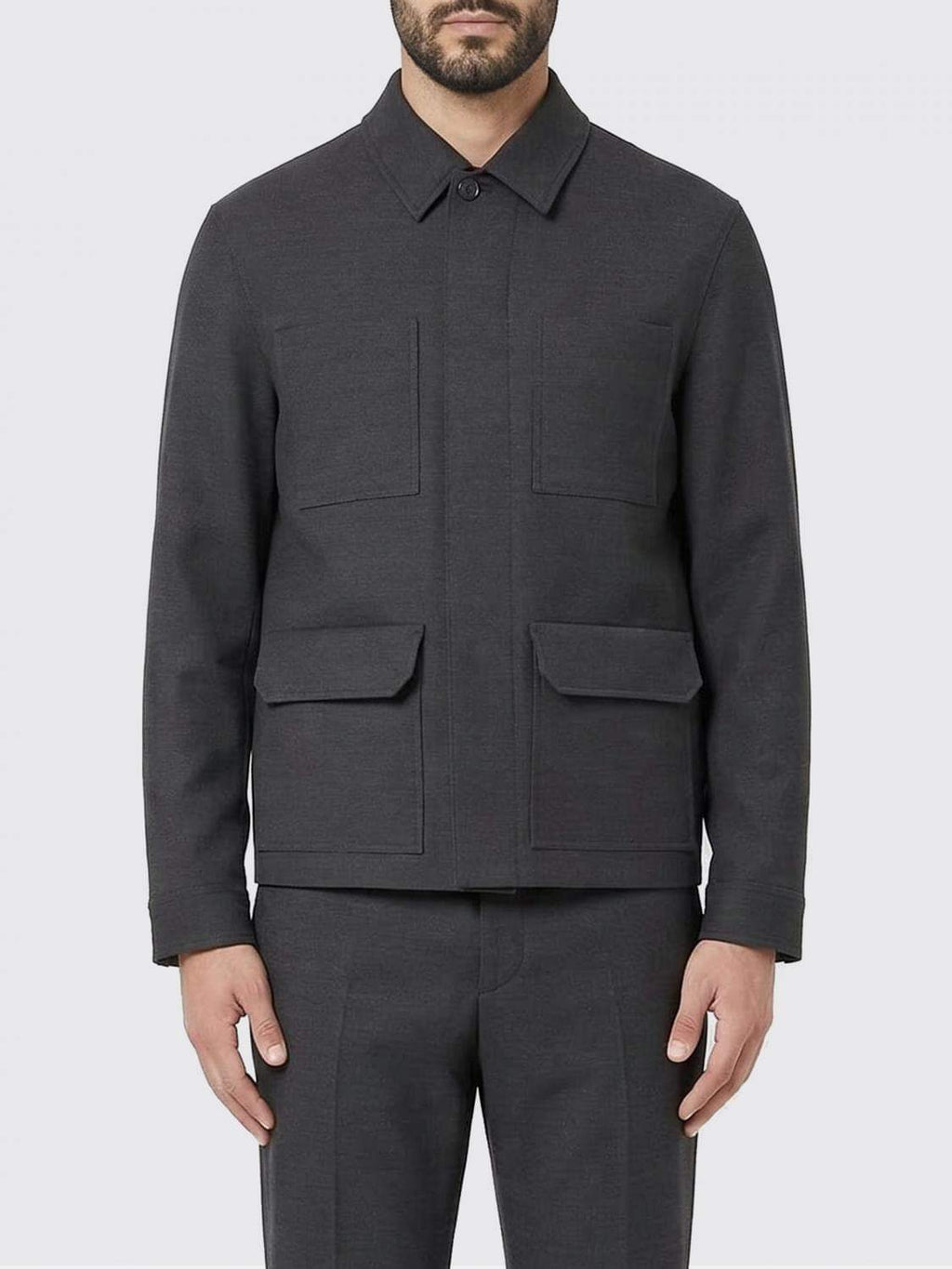 Gucci Jacket Men Grey