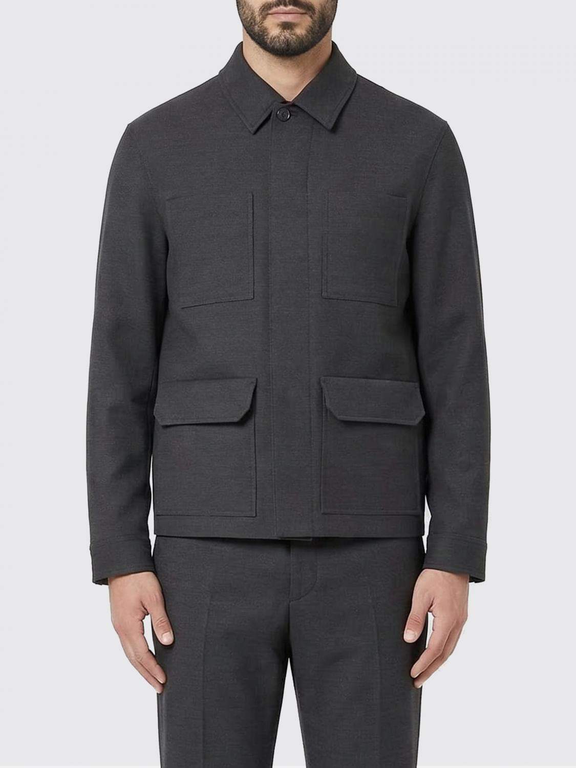 Gucci Jacket Men Grey