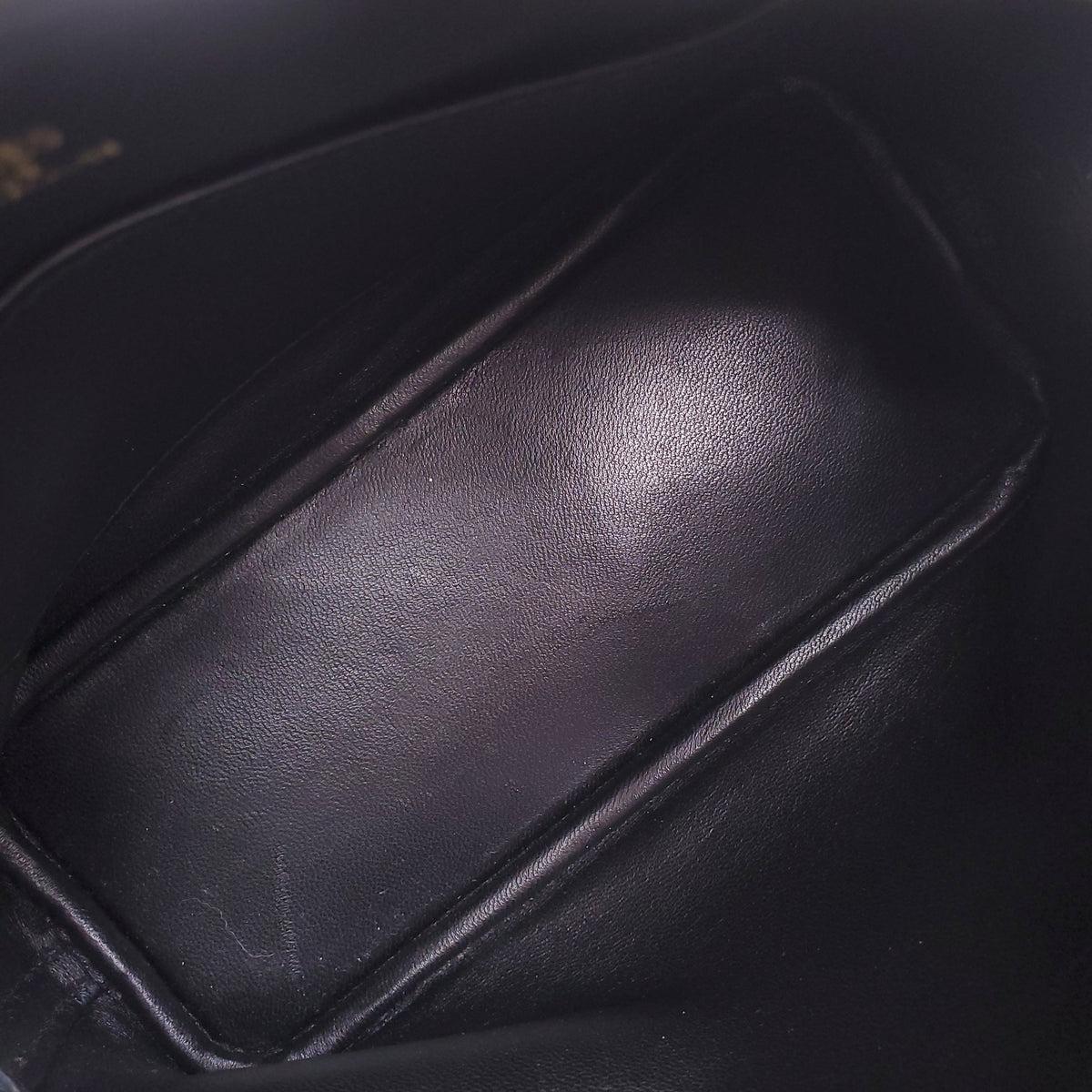 HERMÈS BLACK MINI CHEVRE BOLIDE TOP HANDLE BAG