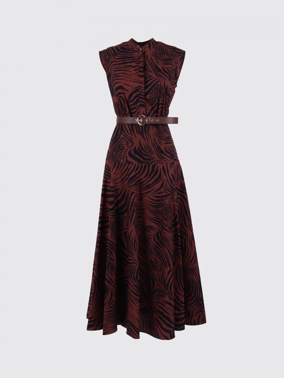 Max Mara Studio Dress Woman Brown