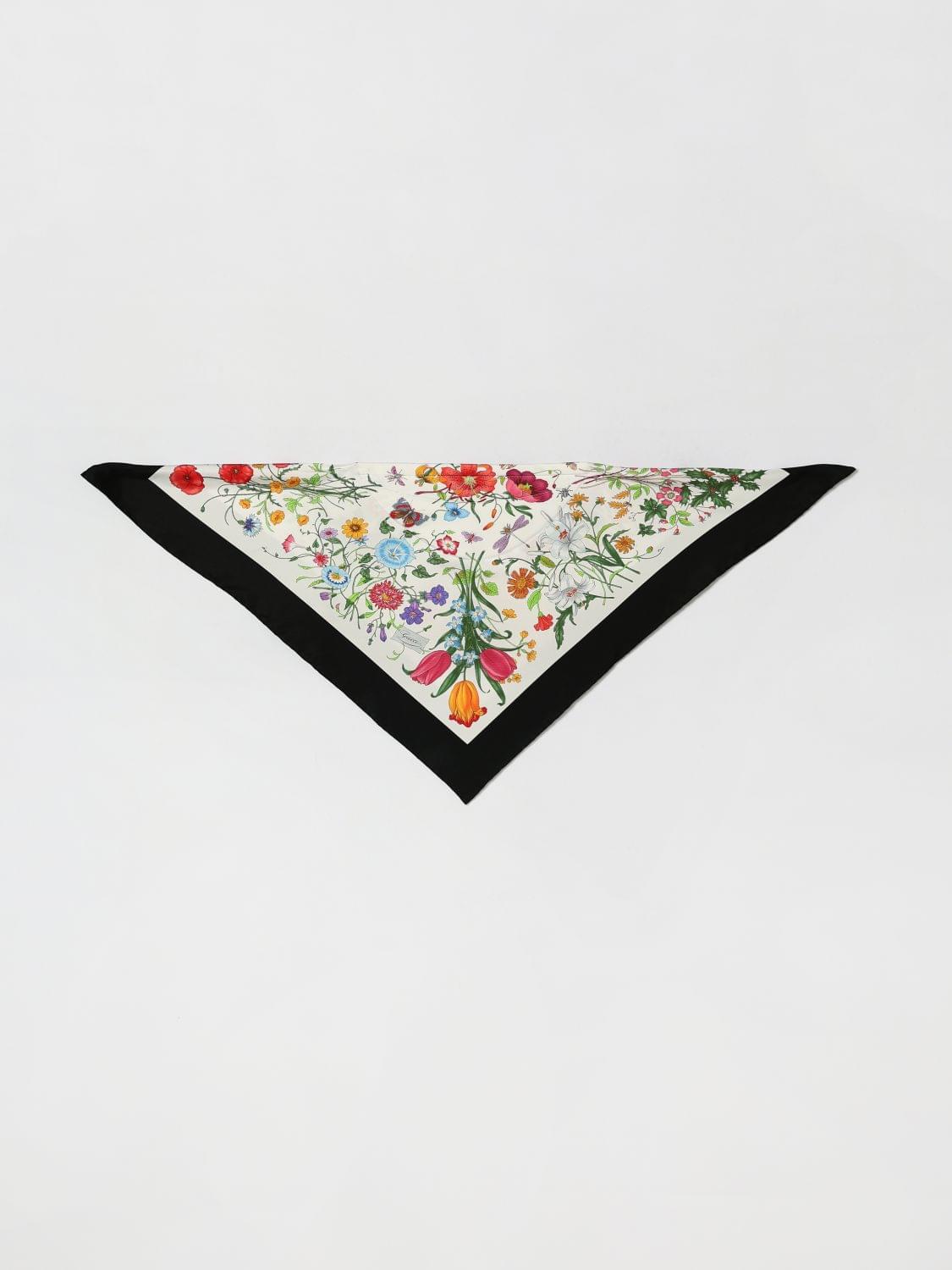 Gucci Neck Scarf Woman White