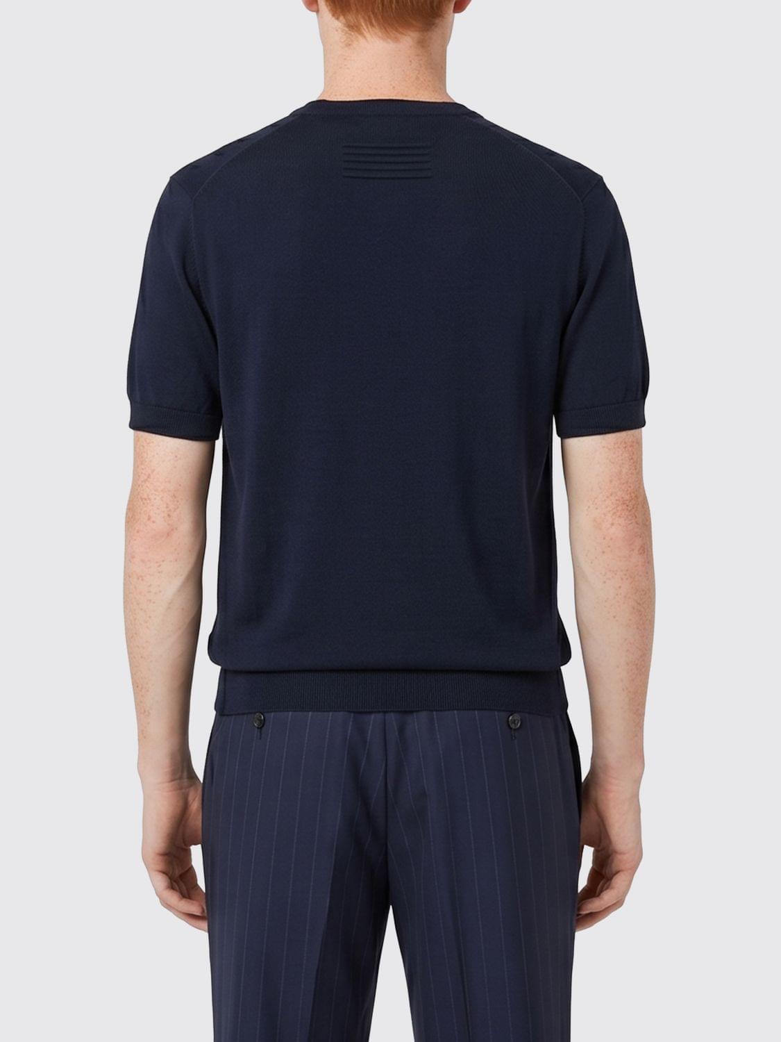 Zegna Sweater Men Blue