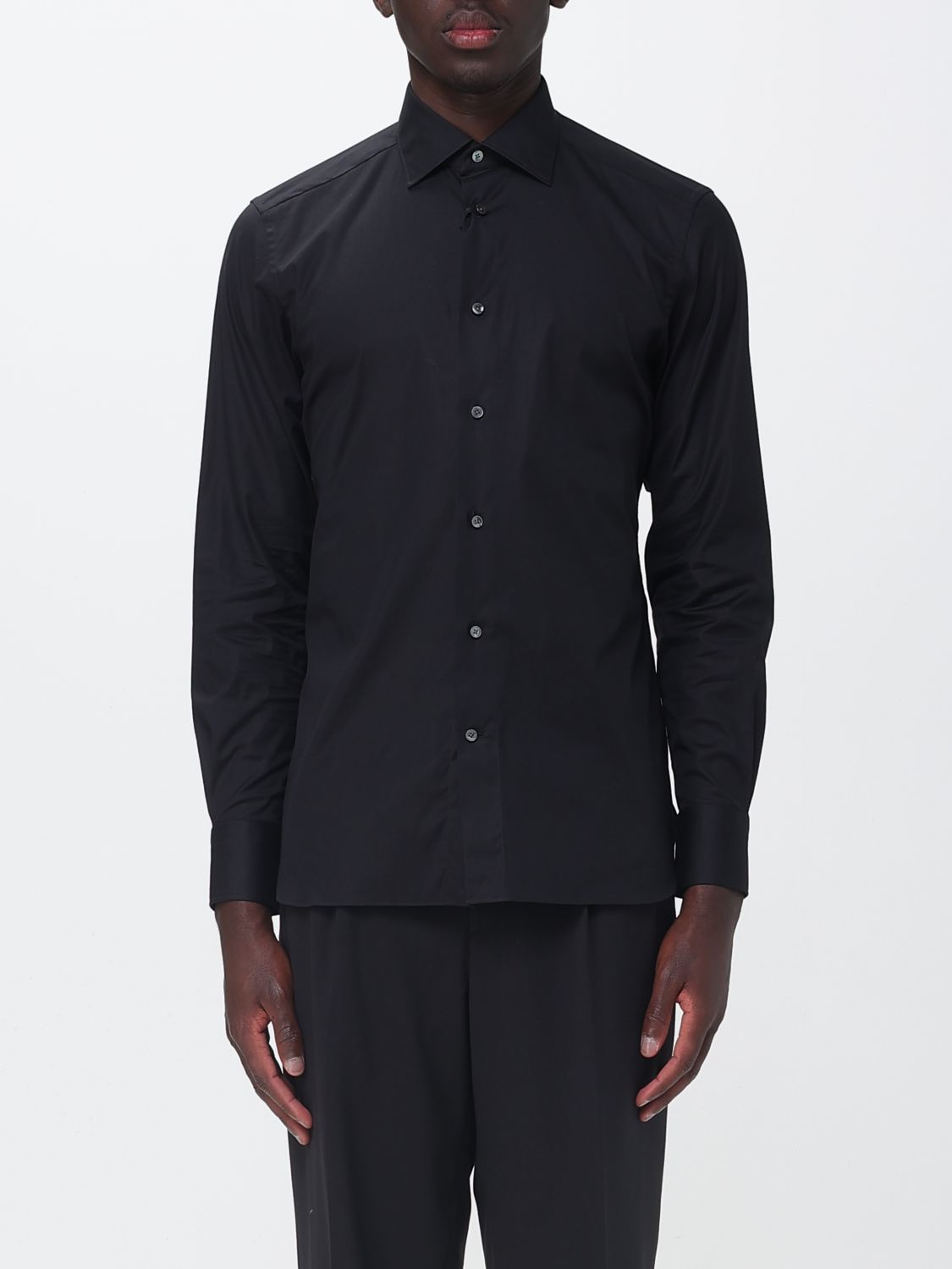 Zegna Shirt Men Black