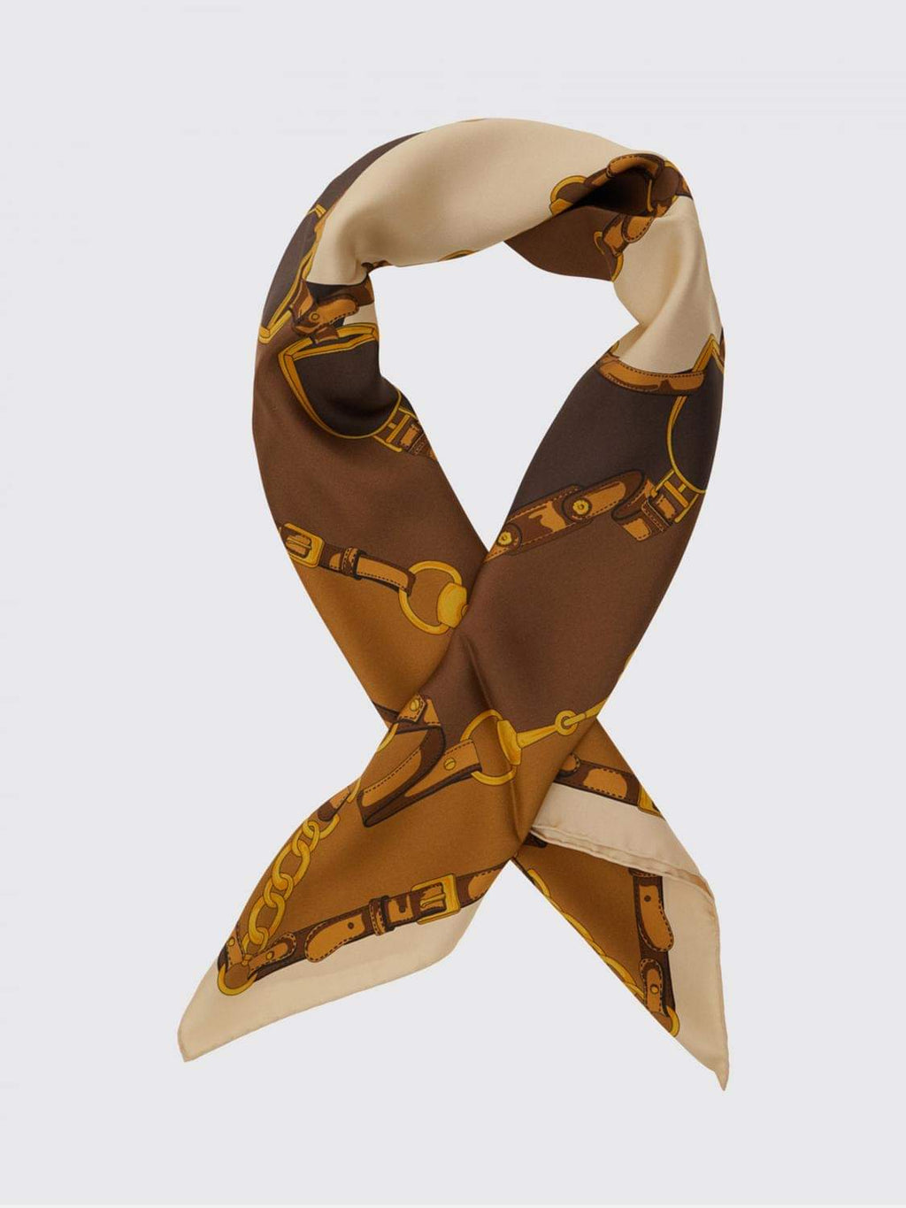 Gucci Neck Scarf Woman Brown